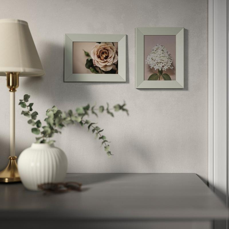 PLOMMONTRÄD プロムモントレード フレーム - ペールグレーグリーン 13x18 cm