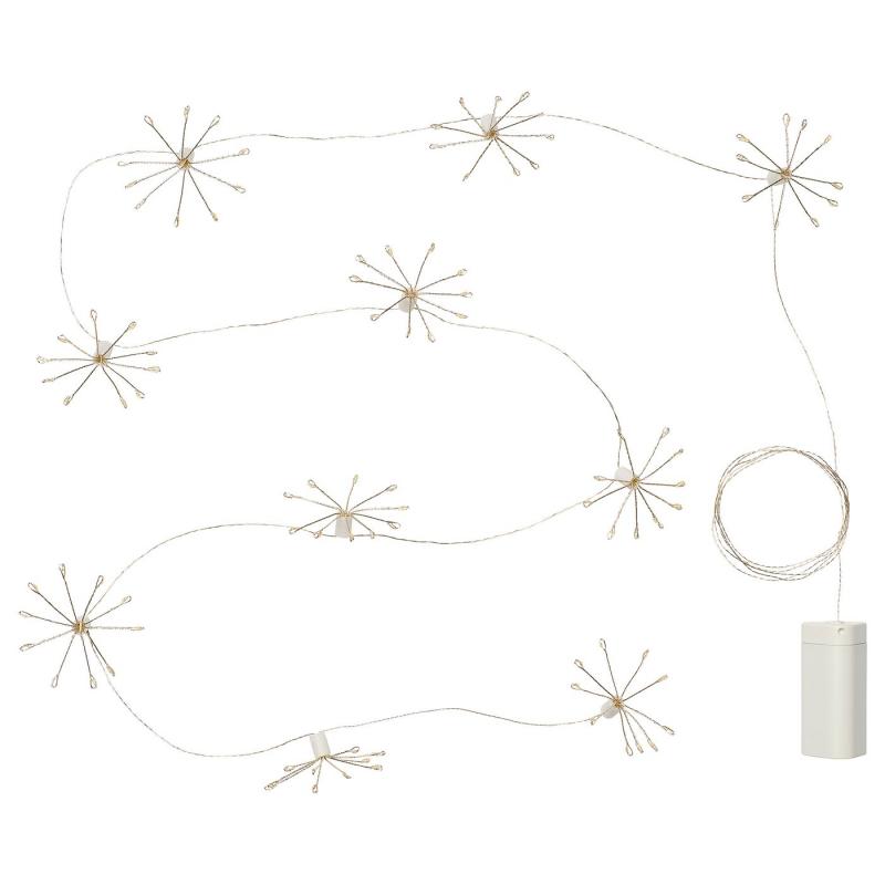 STRÅLA ストローラ LEDライトチェーン 全10球 - 線香花火/電池式