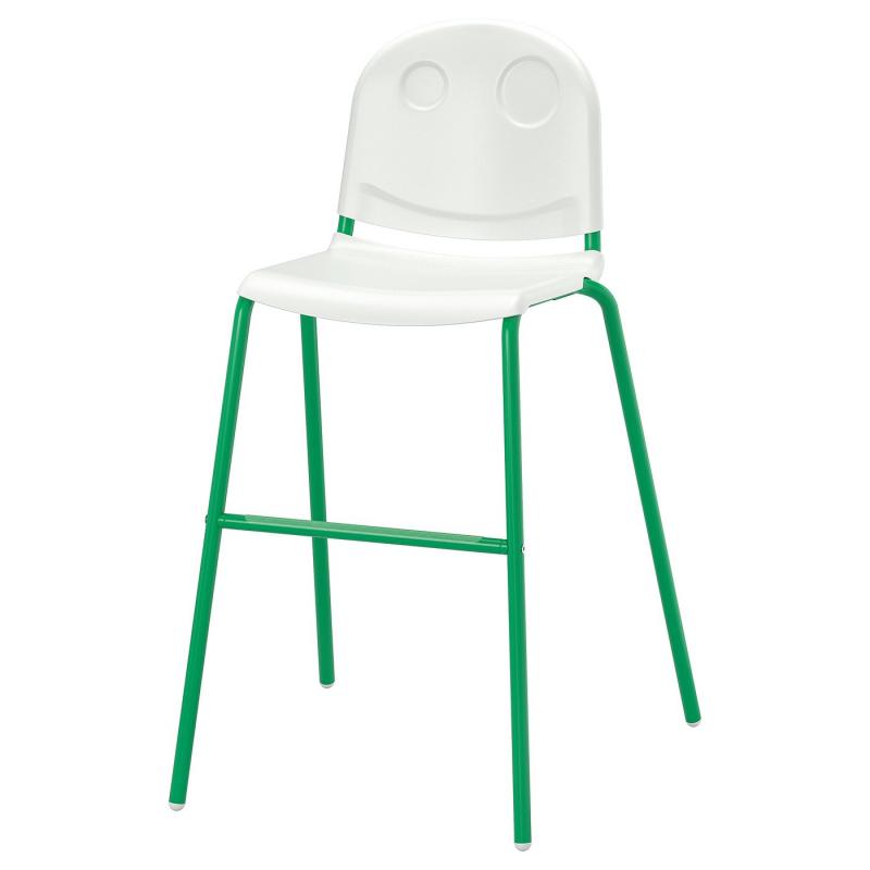 VILDGÅS ヴィルドゴース 子ども用チェア - ホワイト/グリーン