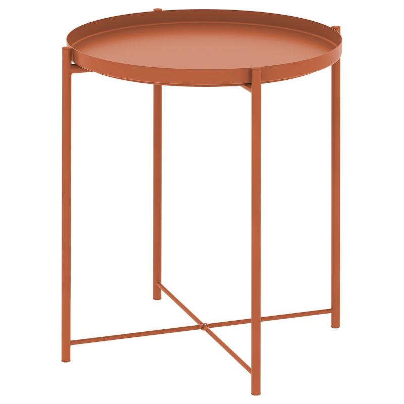 GLADOM グラドム トレイテーブル - ブライトオレンジ 45x53 cm