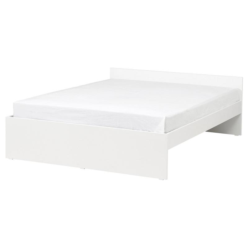 VIHALS ヴィーハルス ベッドフレーム - ホワイト/ルーローイ 160x200 cm