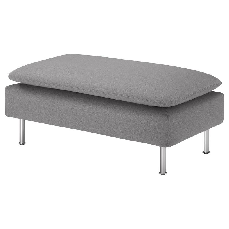 SÖDERHAMN ソーデルハムン オットマン - トネルード グレー 93x52 cm