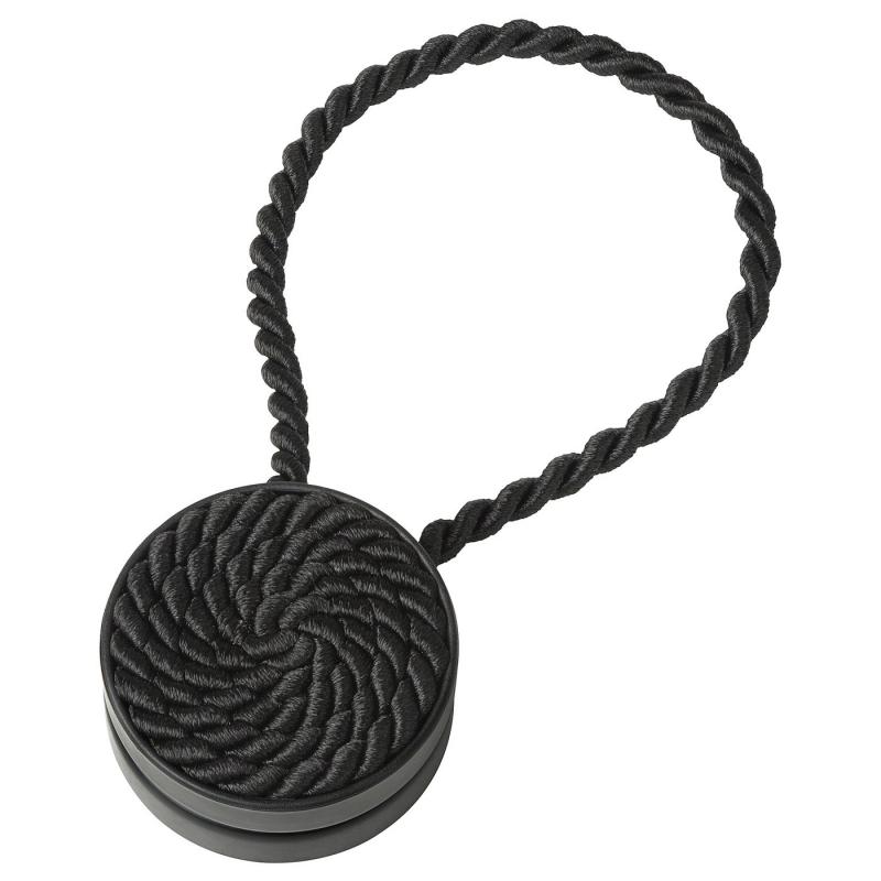 FÖNSTERBOMAL フォンステルボマル マグネット式カーテンホルダー - ブラック