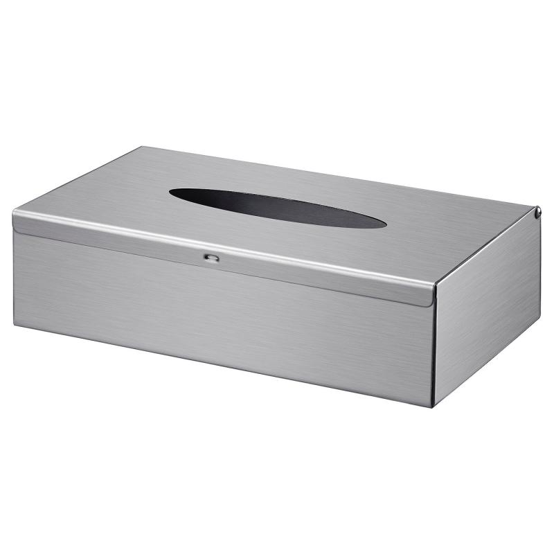GRUNDTAL グルンドタール ティッシュボックス - ステンレススチール/壁取り付け型