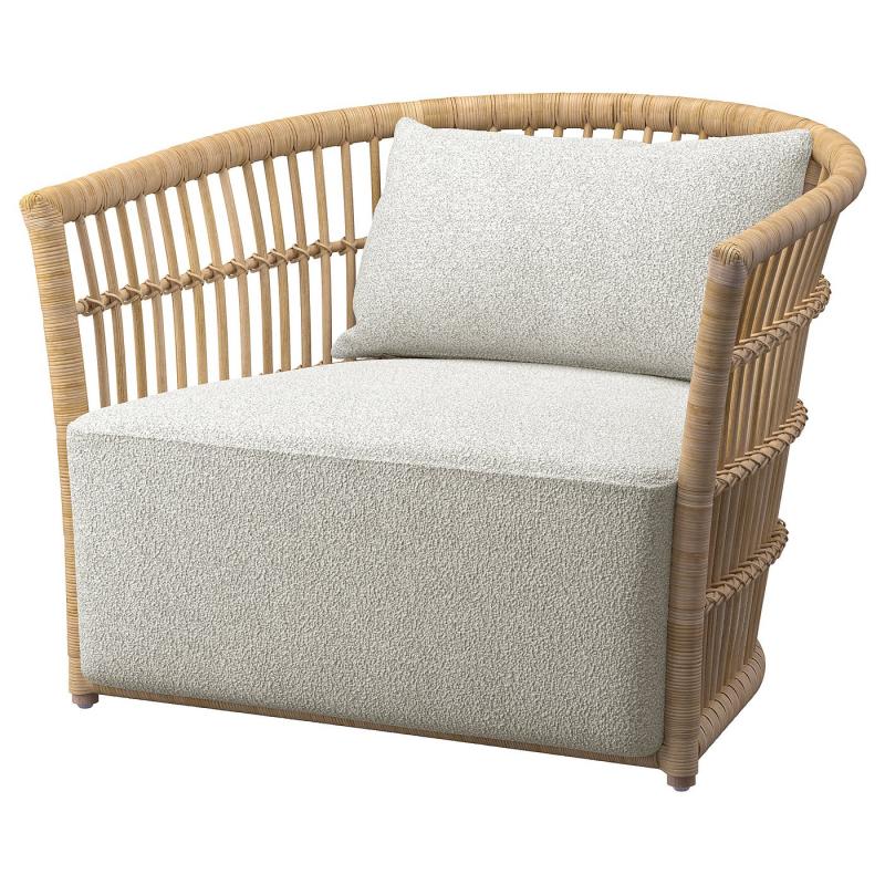 STOCKHOLM 2025 ストックホルム 2025 パーソナルチェア - 籐/ジュールモ グレー/ホワイト