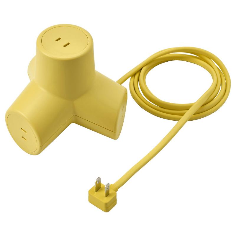 HORNFELS ホルンフェルス 延長コード - イエロー 1.8 m