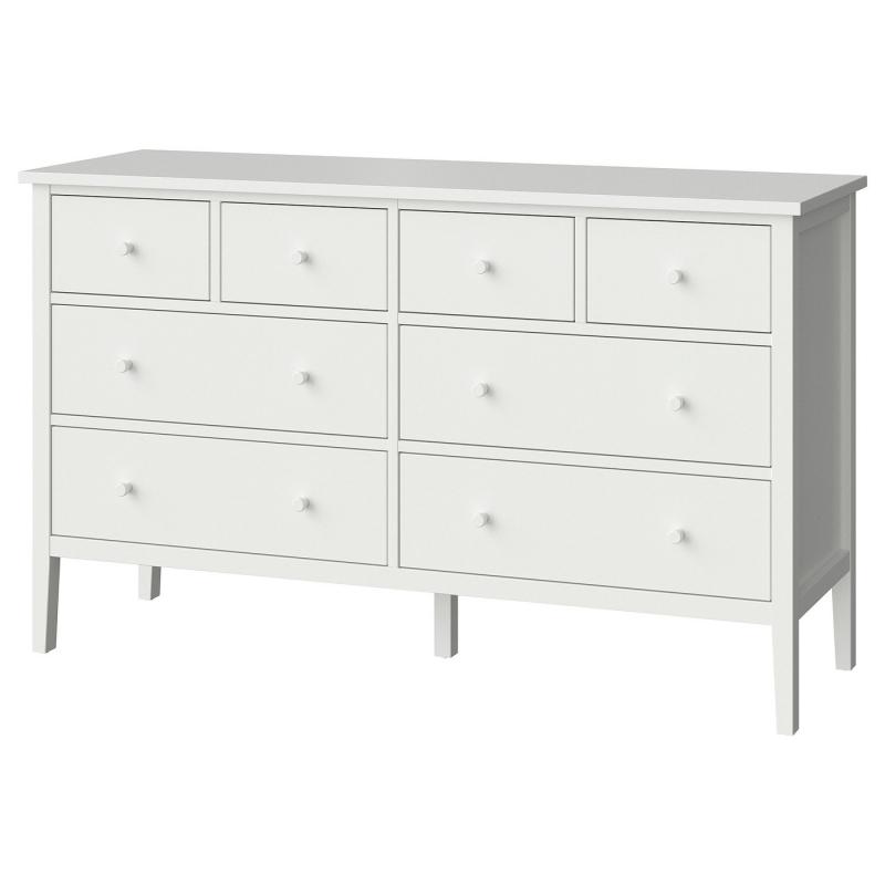 GULLABERG グラベリ チェスト（引き出し×8） - ホワイト/転倒防止機能付き 168x48x100 cm