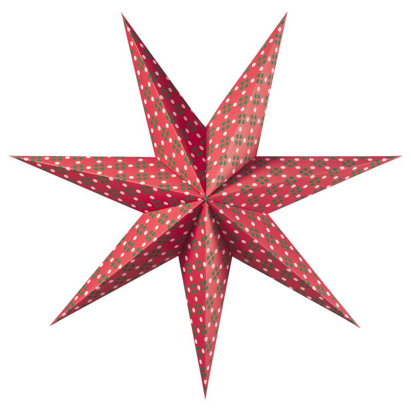 STRÅLA ストローラ ランプシェード - ピンク/グリーン 70 cm