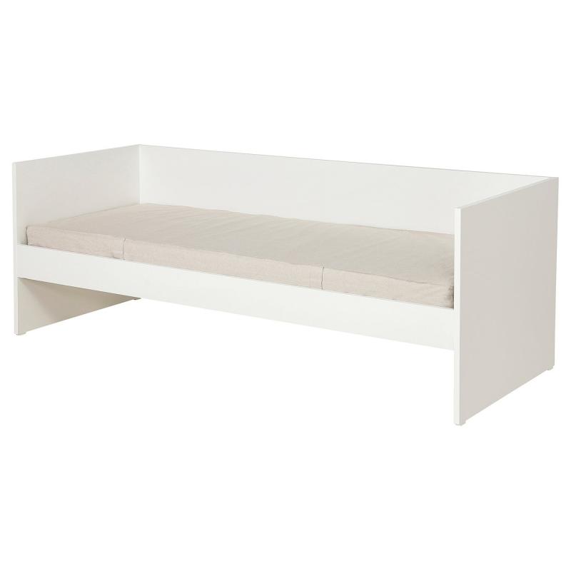 VIHALS ヴィーハルス デイベッド マットレス1付き - ホワイト/ヴァンナレイド かため 80x200 cm