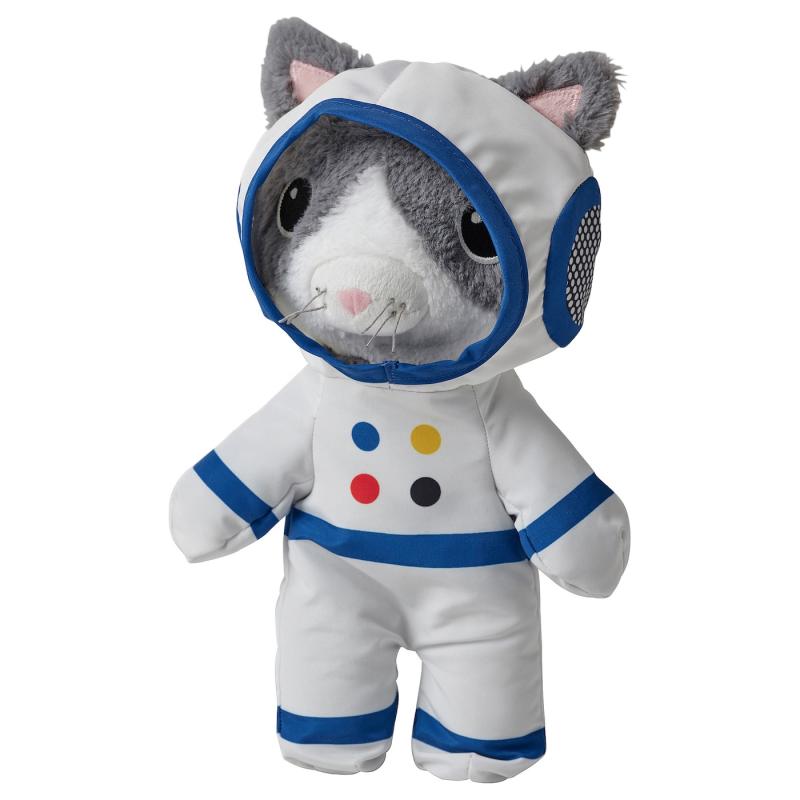 AFTONSPARV アフトンスパルヴ ぬいぐるみ 宇宙服付き - ネコ 28 cm