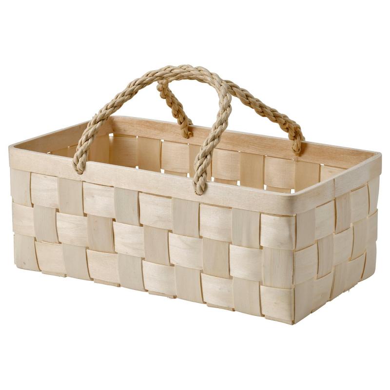 KÖSSEBÄR ショッセベール 収穫バスケット - ポプラ 18x35x15 cm
