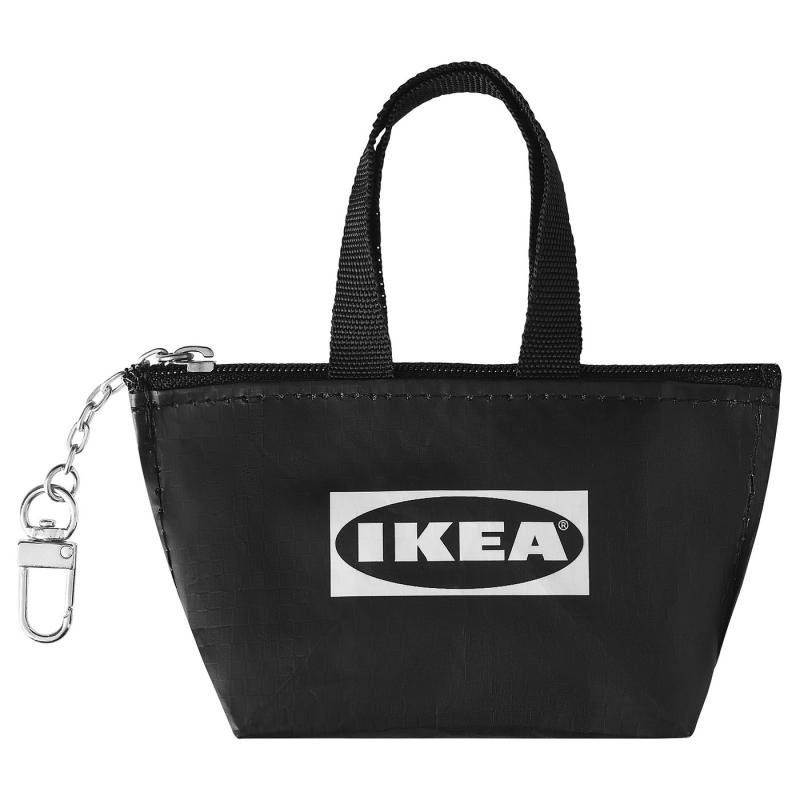 KNÖLIG クノーリグ キーリング - S ブラック 9x7 cm