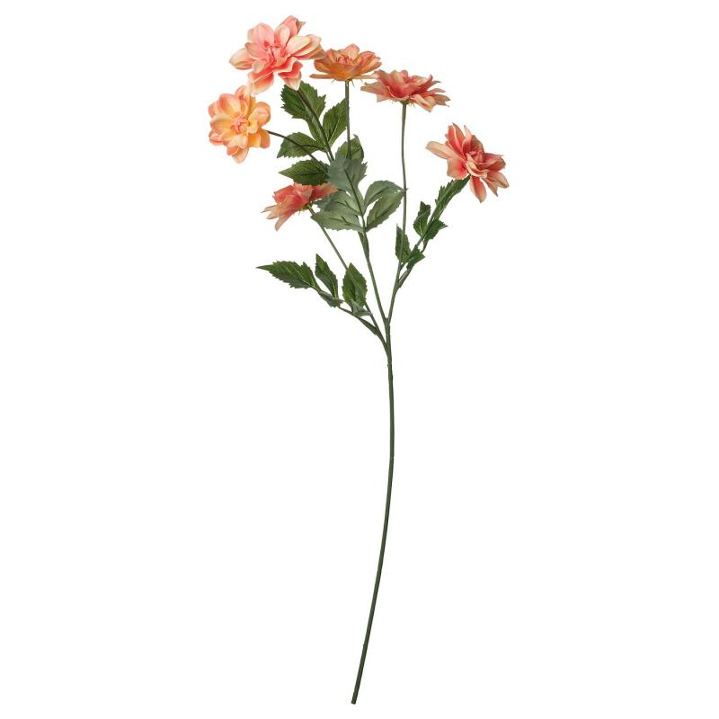 SMYCKA スミッカ 造花 - 室内/屋外用 ダリア/オレンジ 66 cm