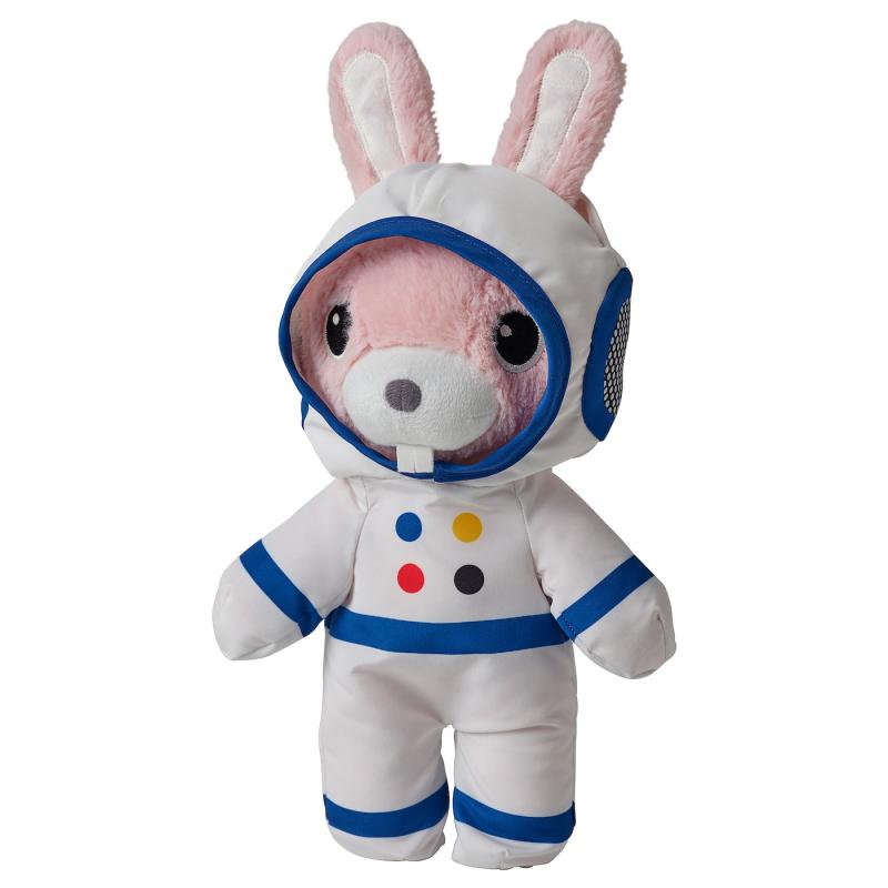 AFTONSPARV アフトンスパルヴ ぬいぐるみ 宇宙服付き - ウサギ 28 cm