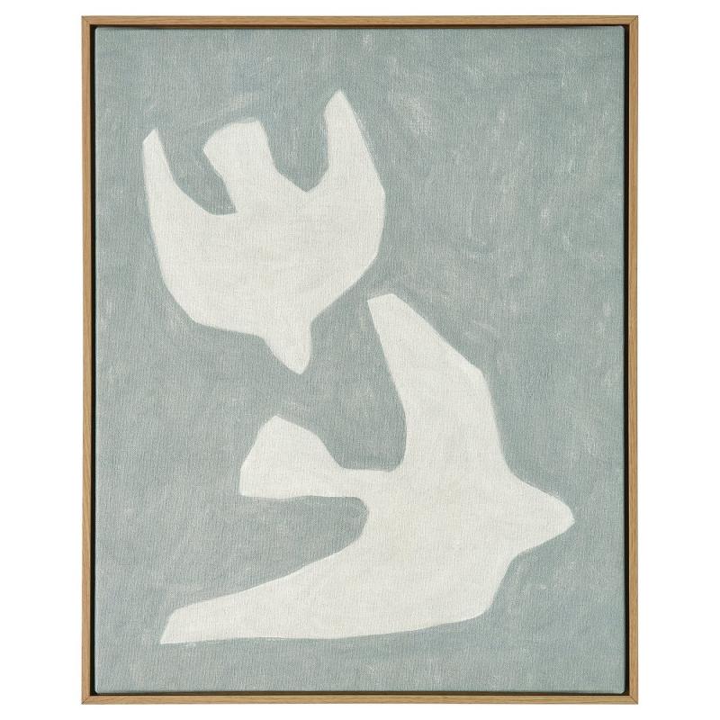 BLODFLÄDER ブロドフレーデル アート - 2羽の鳥 40x50 cm