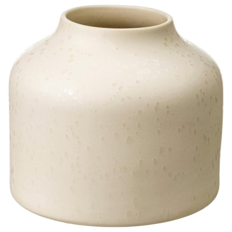 BLODBJÖRK ブロドビョルク 花瓶 - ベージュ 16 cm