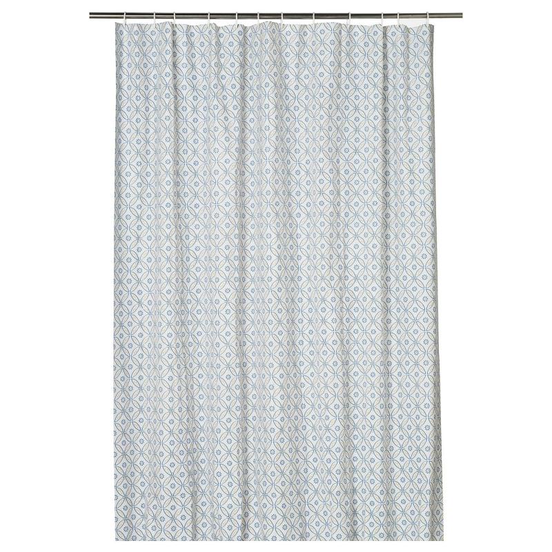 DOCKBÅT ドックボート シャワーカーテン - ホワイト/マルチカラー 180x200 cm