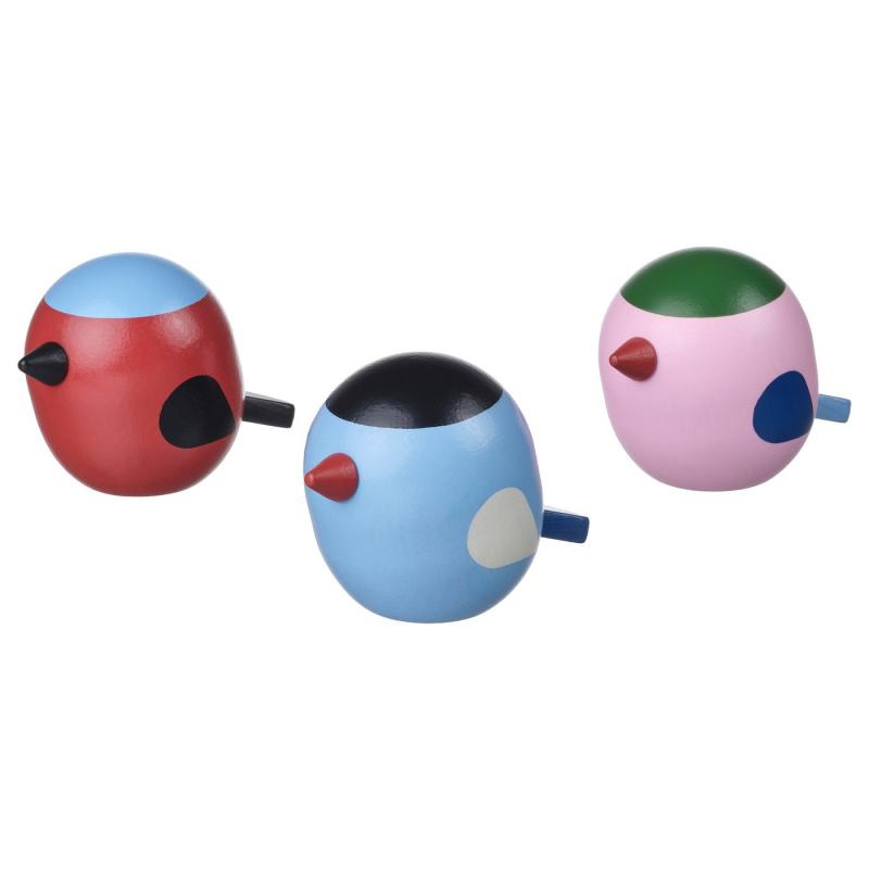 VINTERFINT ヴィンテルフィント デコレーション - 鳥 ミックスカラー 6 cm