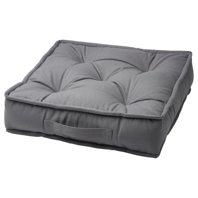 GURLI グルリ フロアクッション - グレー 45x45x10 cm