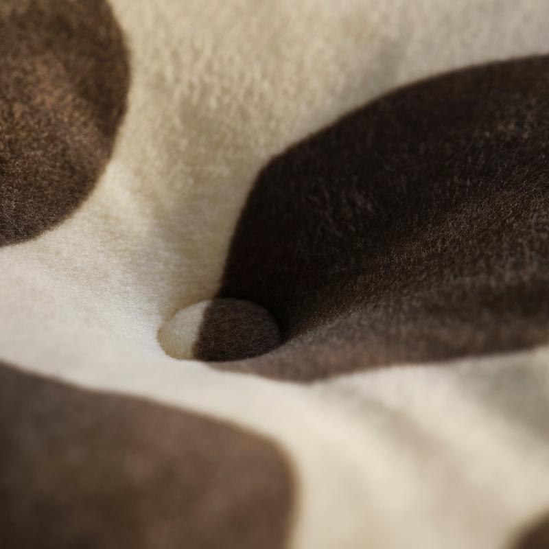 SANDLÖPARE サンドローパレ スツール用カバー - ベージュ ブラウン/キリンの模様 38 cm