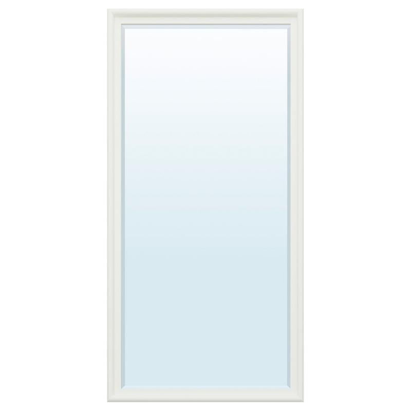 PINGSTSYREN ピングストスィレン ミラー - ホワイト 60x120 cm