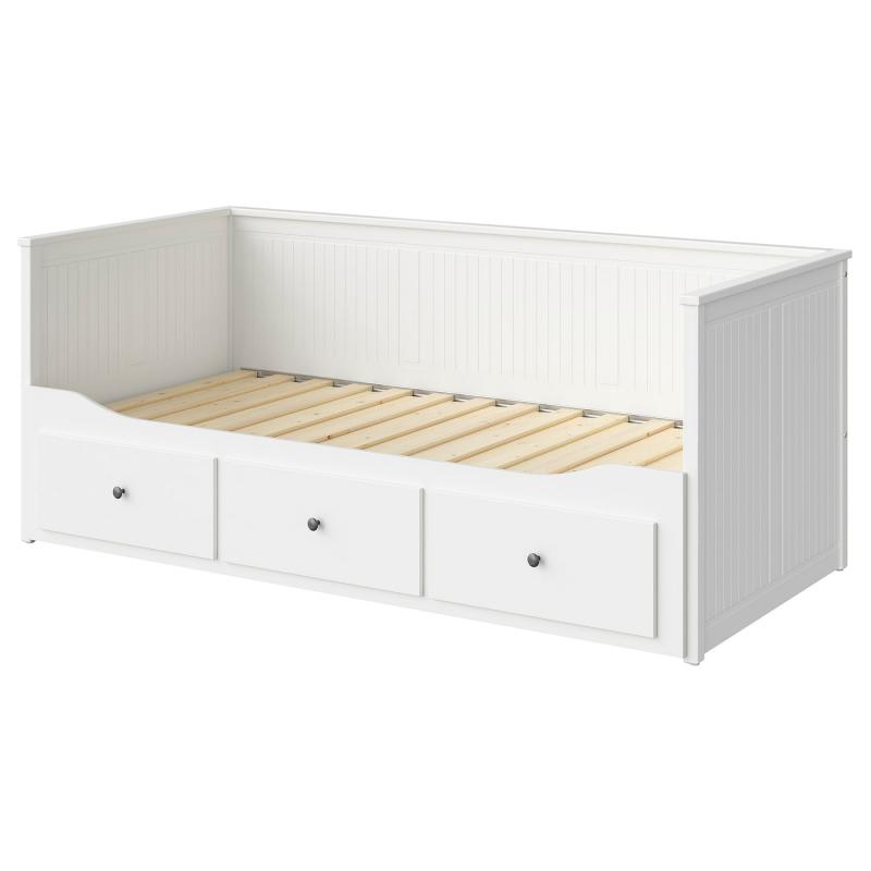 HEMNES ヘムネス デイベッドフレーム（引き出し×3） - ホワイト 80x200 cm