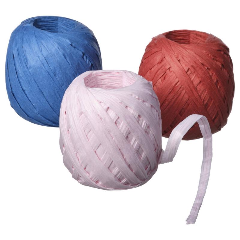 VINTERFINT ヴィンテルフィント リボン - ピンク/レッド/ブルー 20 m