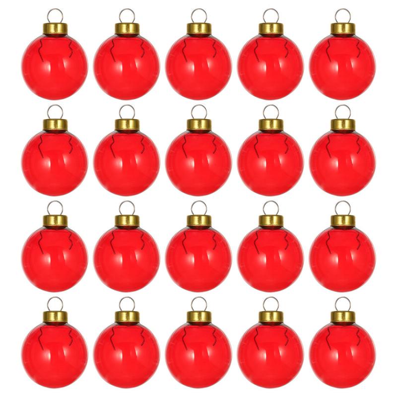 VINTERFINT ヴィンテルフィント ツリーオーナメント - ボールオーナメント ガラス/レッド 3.5 cm