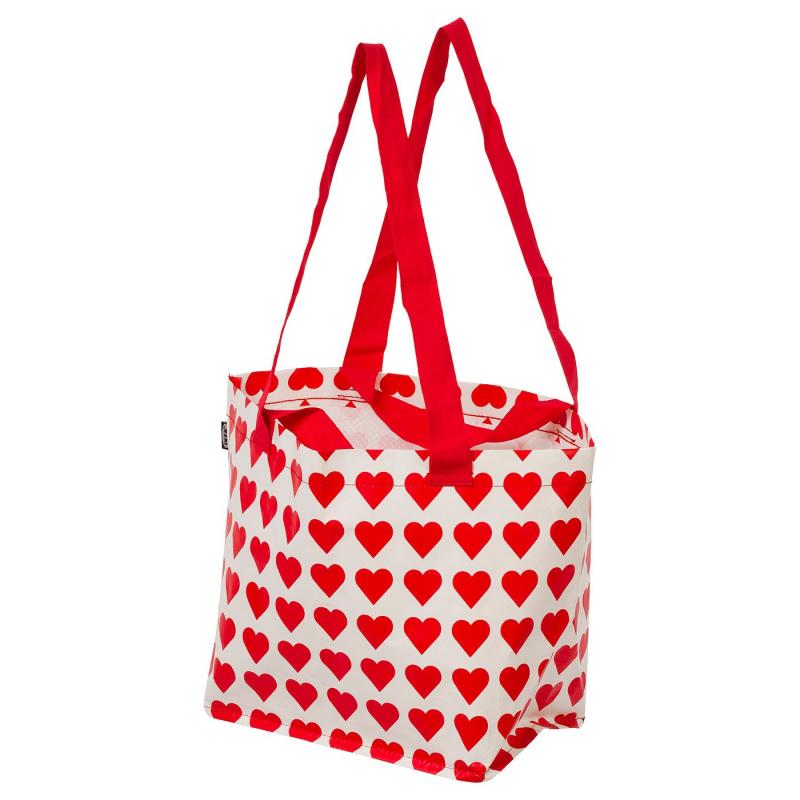 VINTERFINT ヴィンテルフィント バッグ - レッド ハート 27x18x27 cm/13 l