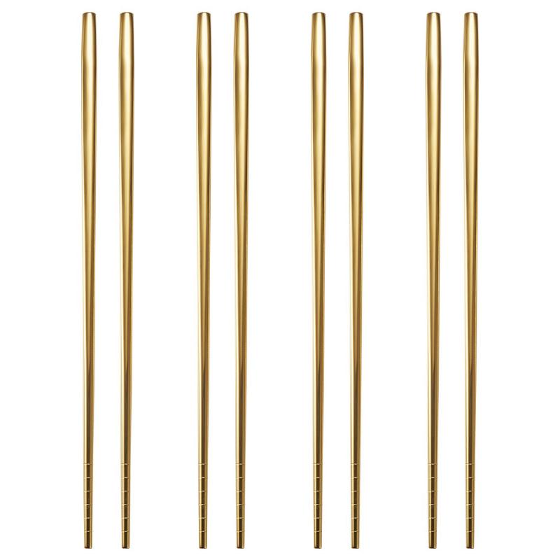 TILLAGD ティッラグド 箸 4膳 - 黄銅色 24 cm